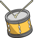 K-ON Ritsu Tainaka and Drum pointer