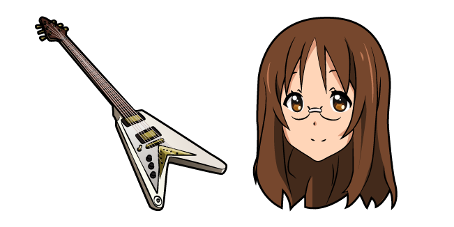 K-ON Sawako Yamanaka and Guitar