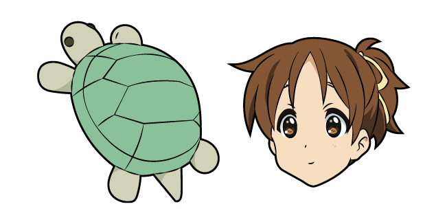 K-ON! Ui Hirasawa and Turtle