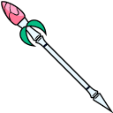 KonoSuba Aqua and Staff pointer