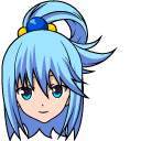 KonoSuba Aqua and Staff cursor