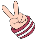 Lucky Star Konata Izumi and her Hand pointer