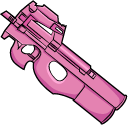 Sword Art Online Kohiruimaki Karen and P90 pointer