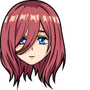 The Quintessential Quintuplets Miku Nakano and Headphones cursor