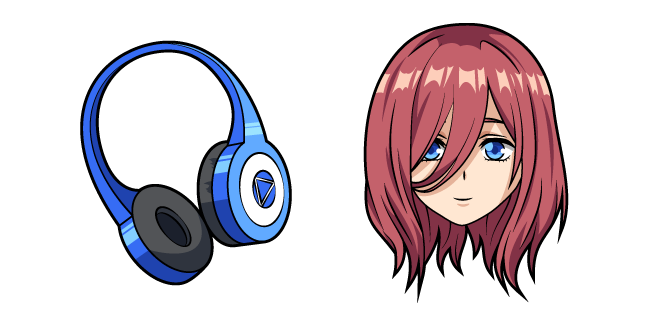 The Quintessential Quintuplets Miku Nakano and Headphones