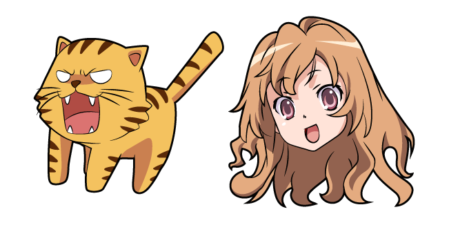 Toradora Taiga Aisaka and Tiger