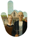 Art Grant Wood's American Gothic cursor