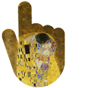 Art Gustav Klimt's The Kiss cursor