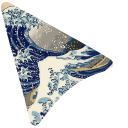 Art Hokusai's The Great Wave off Kanagawa pointer