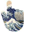Art Hokusai's The Great Wave off Kanagawa cursor