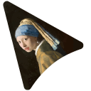 Art Johannes Vermeer's Girl with a Pearl Earring pointer