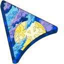 Art Moon on a Cloudy Sky pointer