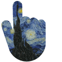 Art Vincent van Gogh Starry Night cursor