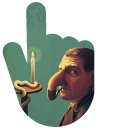 Surreal Art Rene Magritte's Philosopher's Lamp cursor