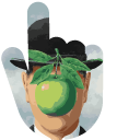 Surreal Art The Son of Man cursor