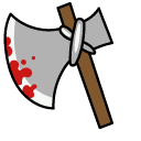 The Battle Cats Berserkory and Axe pointer