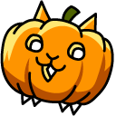 The Battle Cats Cat O'Lantern and Pumpcat cursor