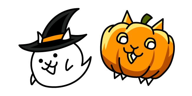 The Battle Cats Cat O'Lantern and Pumpcat