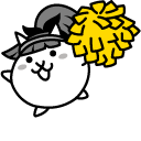 The Battle Cats Cheerleader Cat cursor