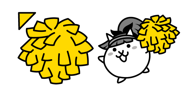 The Battle Cats Cheerleader Cat