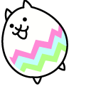 The Battle Cats Eggy Cat and Easter Cat pointer