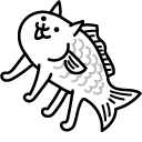 The Battle Cats Fish Cat and Whale Cat pointer
