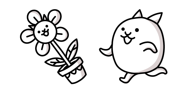 The Battle Cats Flower Cat
