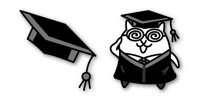 The Battle Cats Freshman Cat Jobs and Graduate Cap