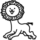 The Battle Cats Giraffe Cat and Lion Cat cursor