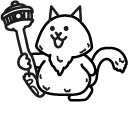 The Battle Cats Hermit Cat cursor