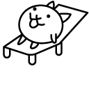 The Battle Cats Island Cat and Umbrella cursor
