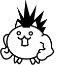 The Battle Cats Li'l Macho and Li'l Mohawk Cat cursor