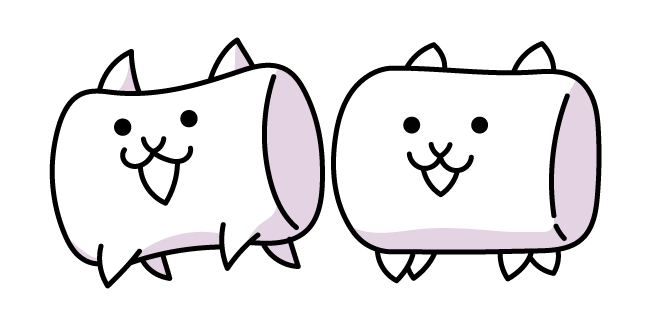 The Battle Cats Marshmallow Cat