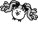The Battle Cats Medusa Cat and Twintail Medusa Cat cursor