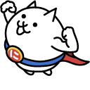 The Battle Cats Mighty Cat and Super Cat pointer