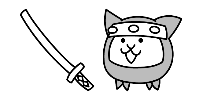The Battle Cats Ninja Cat