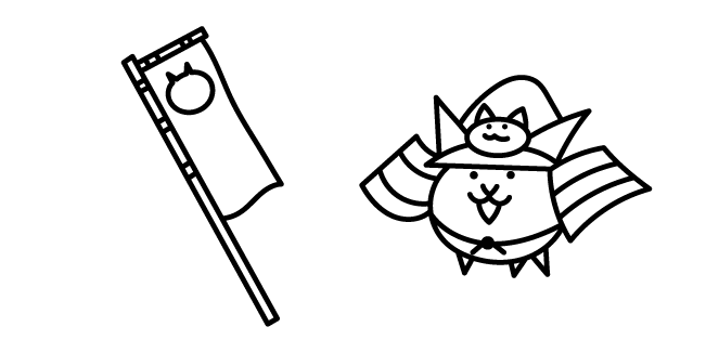The Battle Cats Samurai Cat
