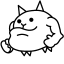 The Battle Cats Shakurel Cat and Shakurel Macho Cat cursor