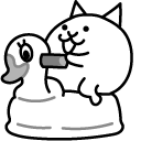 The Battle Cats Supercar Cat and a Duck Car cursor