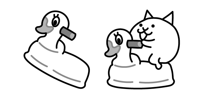 The Battle Cats Supercar Cat and a Duck Car