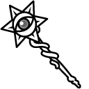 The Battle Cats Thaumaturge Cat and Staff pointer