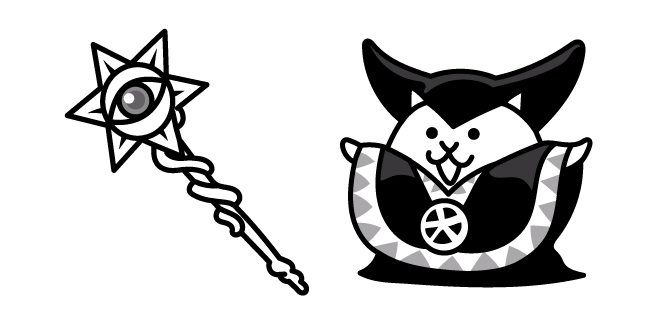 The Battle Cats Thaumaturge Cat and Staff