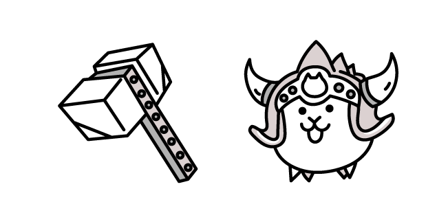 The Battle Cats Viking Cat