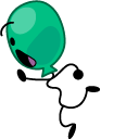 Battle for Dream Island Balloony pointer