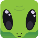 Blooket Green Alien cursor