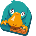 Blooket Teal Platypus cursor