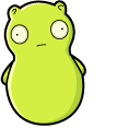 Bob's Burgers Louise Belcher and Kuchi Kopi pointer