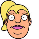 Bobs Burgers Gretchen and Hair Dryer cursor