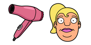 Bobs Burgers Gretchen and Hair Dryer