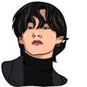 BTS V and Tata cursor